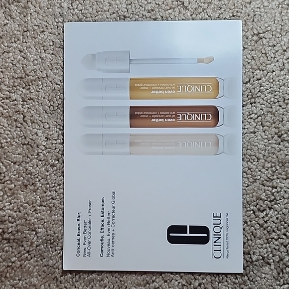 Clinique Other - FREE W/ PURCHASE Clinique Even Better concealer samples